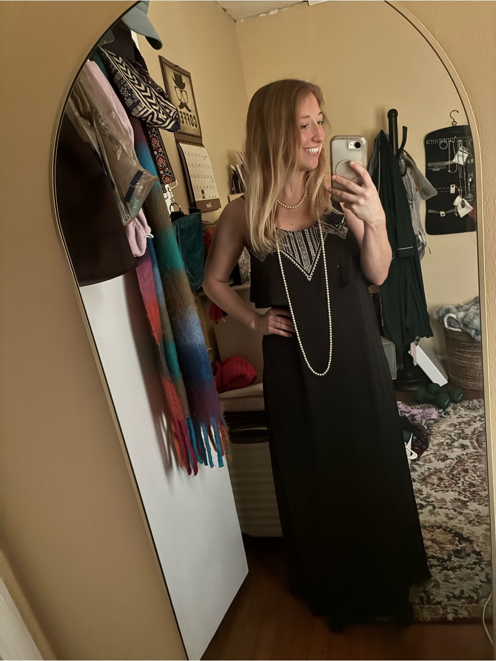 Black Maxi Dress - Elegant Women's Evening Dress